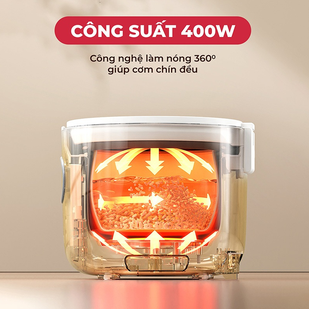 Nồi Cơm Điện Magic Eco AC-250 1.2 Lít 11