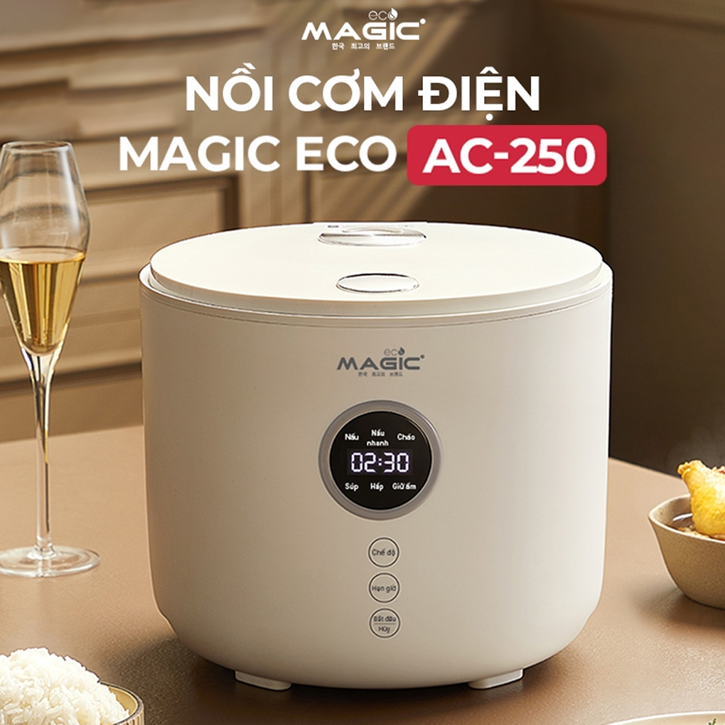 Nồi Cơm Điện Magic Eco AC-250 1.2 Lít 7