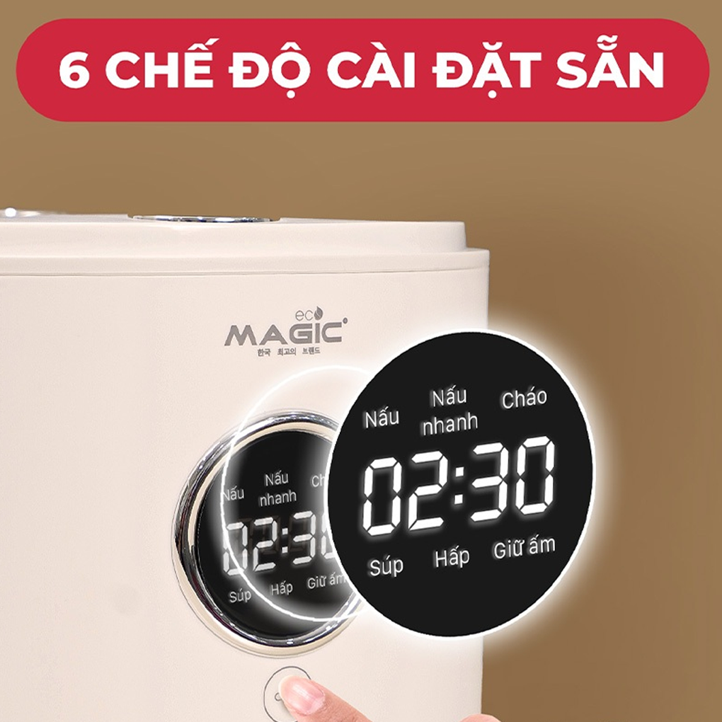 Nồi Cơm Điện Magic Eco AC-250 1.2 Lít 9