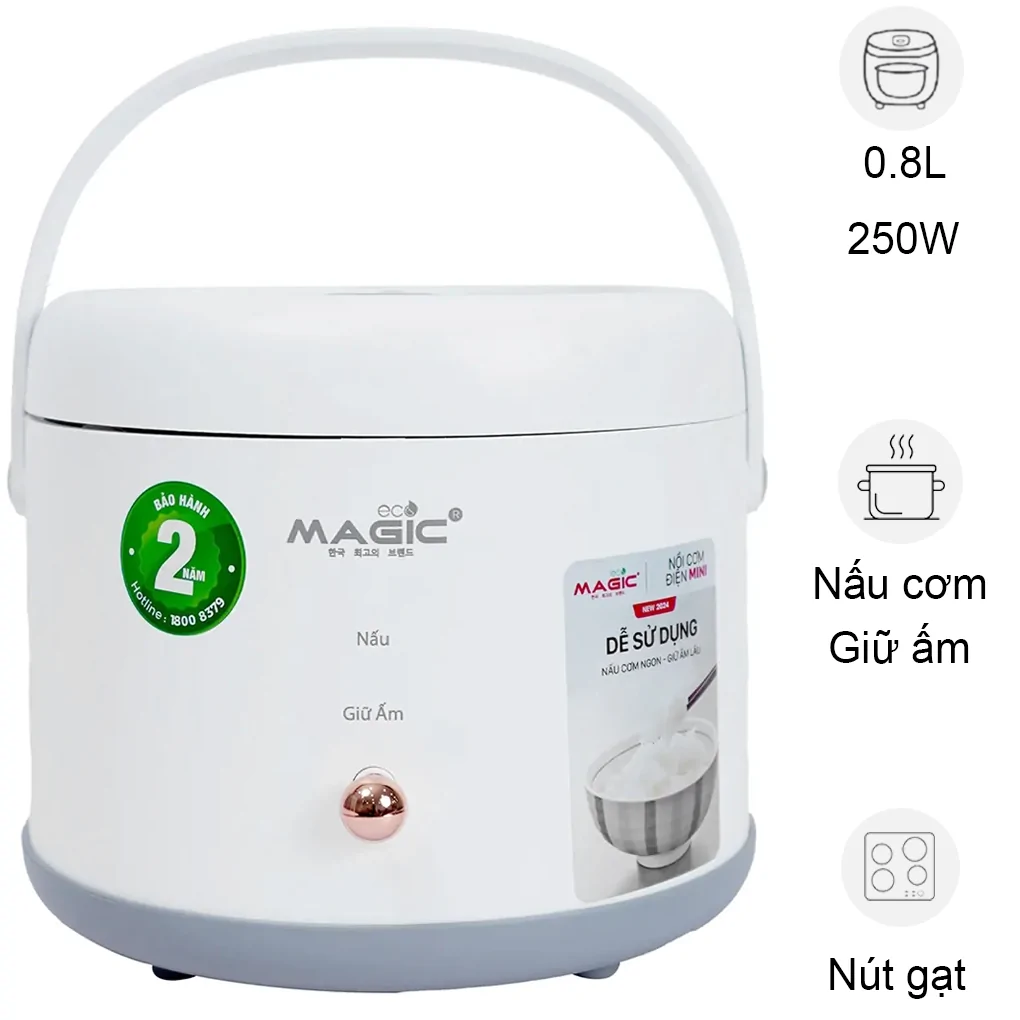 Nồi Cơm Điện Magic Eco AC-240 0.8 Lít