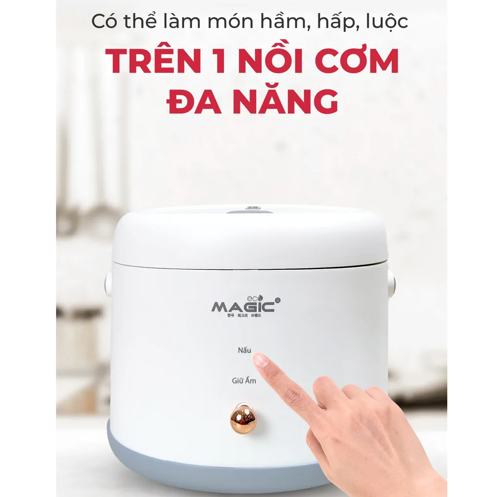 Nồi Cơm Điện Magic Eco AC-240 0.8 Lít 9