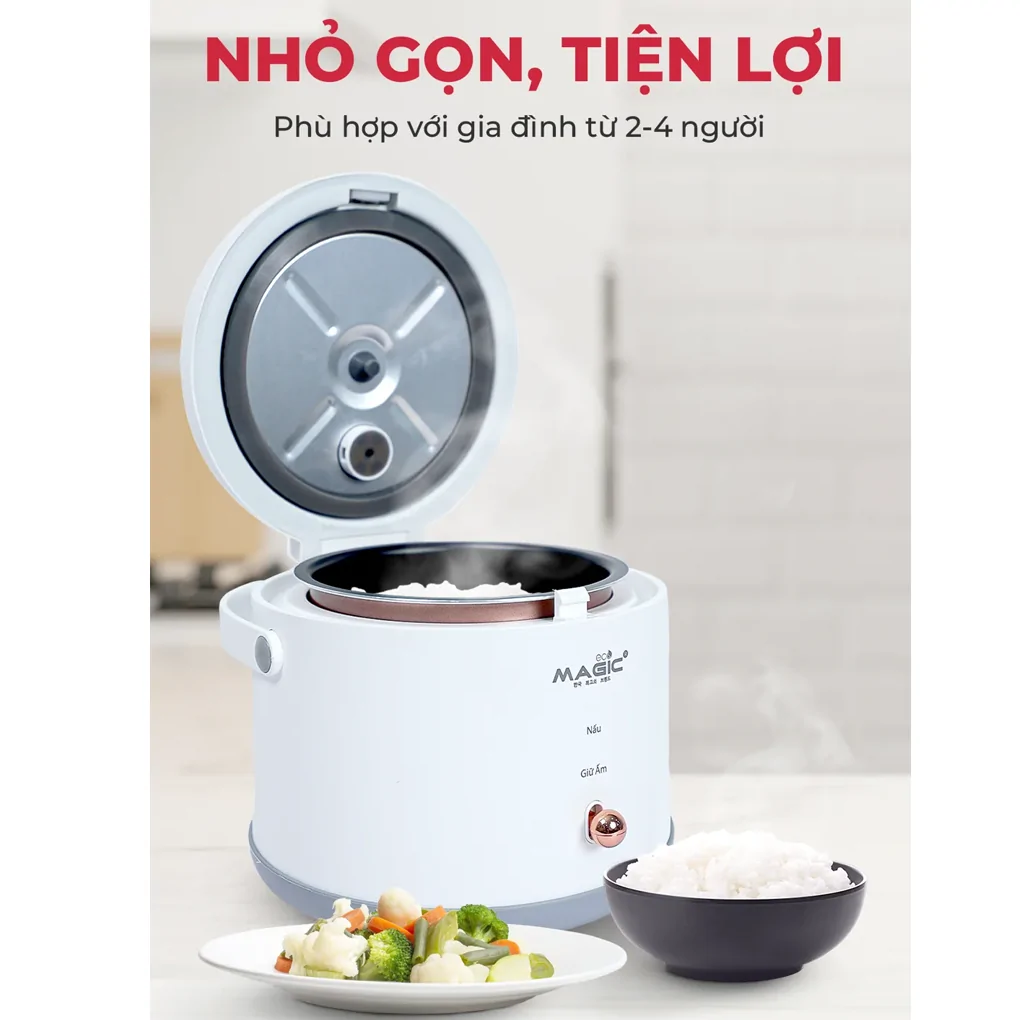 Nồi Cơm Điện Magic Eco AC-240 0.8 Lít 5