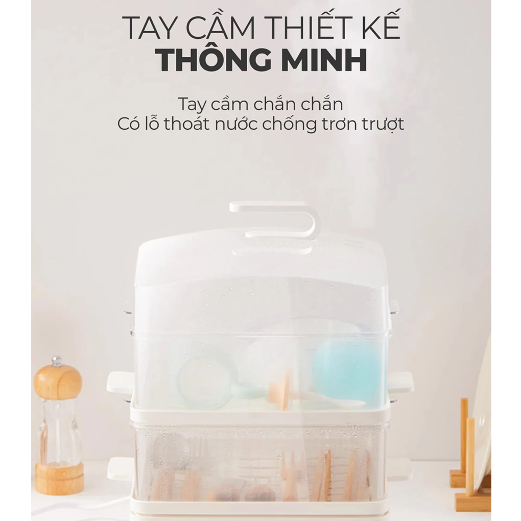 Nồi Hấp 3 Tầng Magic Eco AC-280 18 Lít 11