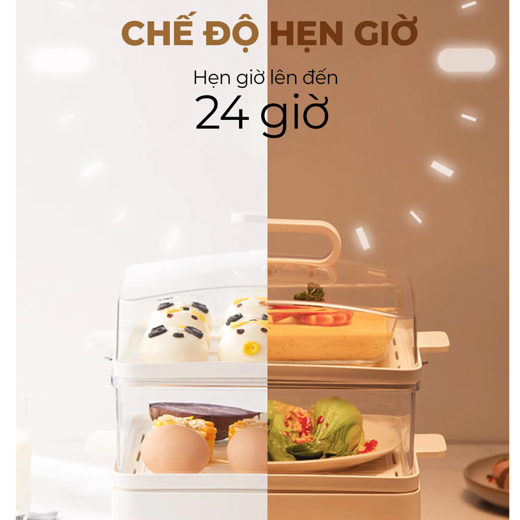 Nồi Hấp 3 Tầng Magic Eco AC-280 18 Lít 9