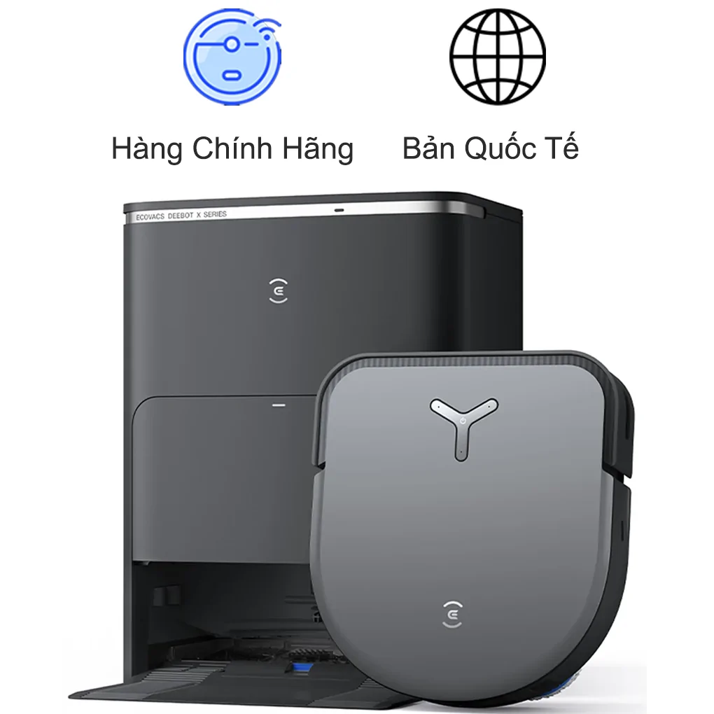 Robot Hút Bụi Lau Nhà Ecovacs X5 PRO OMNI Đen