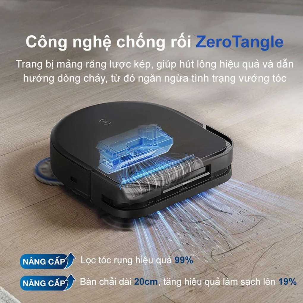 Robot Hút Bụi Lau Nhà Ecovacs X5 PRO OMNI Đen 12