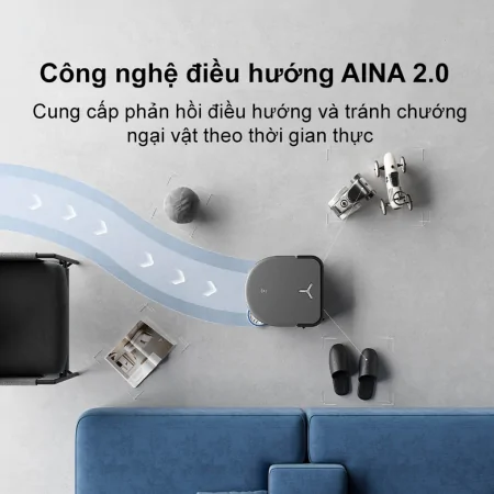 Robot Hút Bụi Lau Nhà Ecovacs X5 PRO OMNI Đen 6