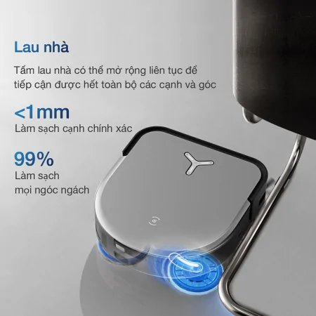 Robot Hút Bụi Lau Nhà Ecovacs X5 PRO OMNI Đen 9