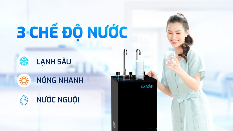 Máy Lọc Nước Nóng Nguội Lạnh Karofi KAD-M29 11 Lõi 9