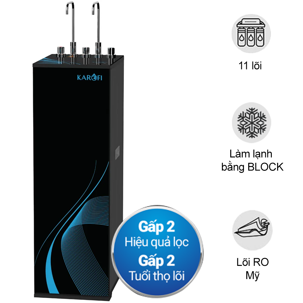 M&aacute;y Lọc Nước N&oacute;ng Nguội Lạnh KAD-M29 M&agrave;ng RO Mỹ 100 GPD - 11 L&otilde;i