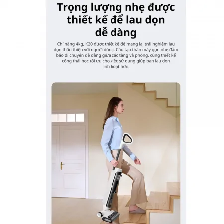 Máy Hút Bụi Lau Sàn Khô Và Ướt Đa Năng Dreame Mova K20 9
