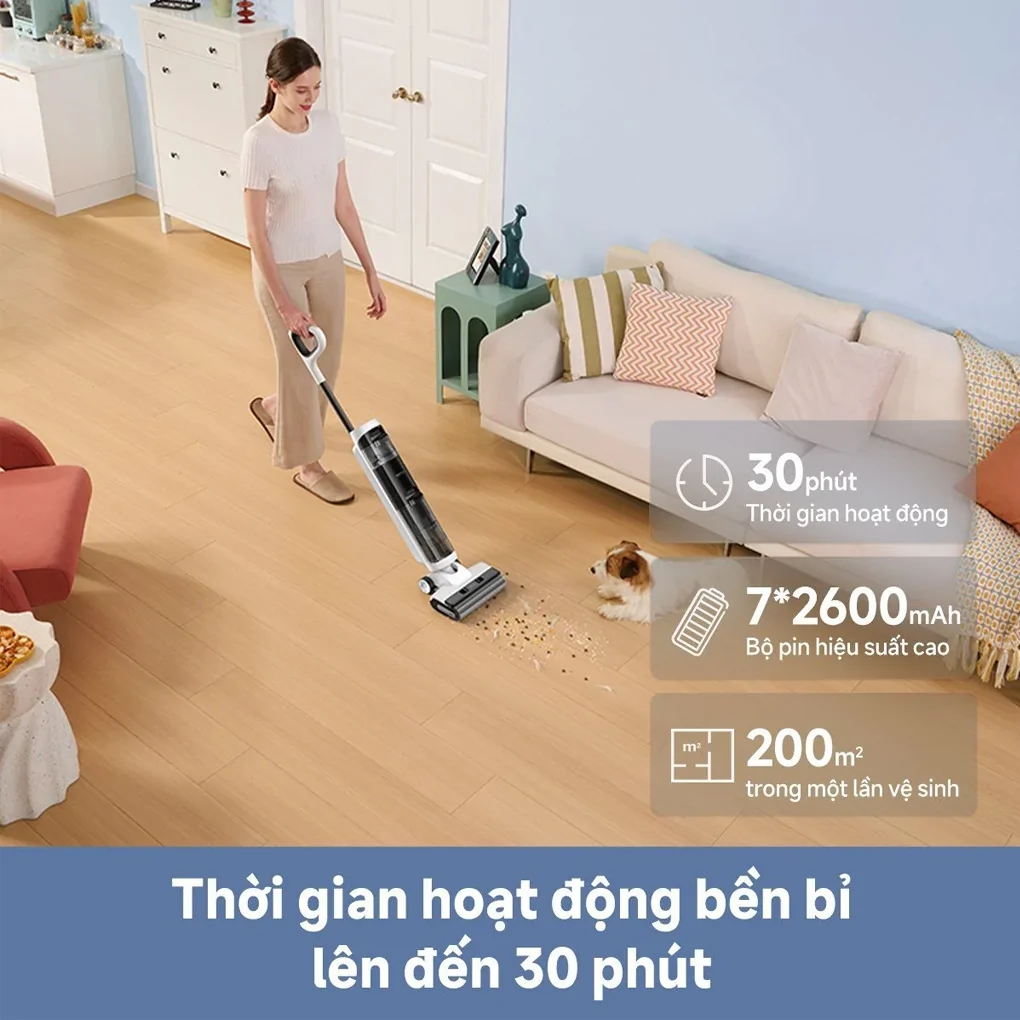 Máy Hút Bụi Lau Sàn Khô Và Ướt Đa Năng Dreame Mova K20 Pro 4