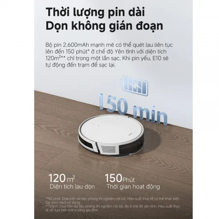 Robot Hút Bụi Lau Nhà Thông Minh Dreame E10 16