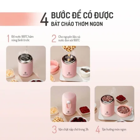 Bình Đựng Thức Ăn Giữ Nhiệt Inox 316 Elmich EL8019 11