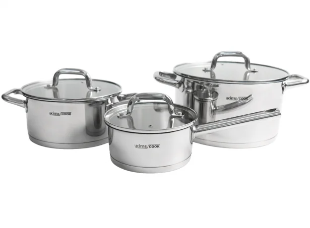 Bộ Nồi New Triumph 5 Đáy KimsCook KCTUSET6PCS 6 Chi Tiết