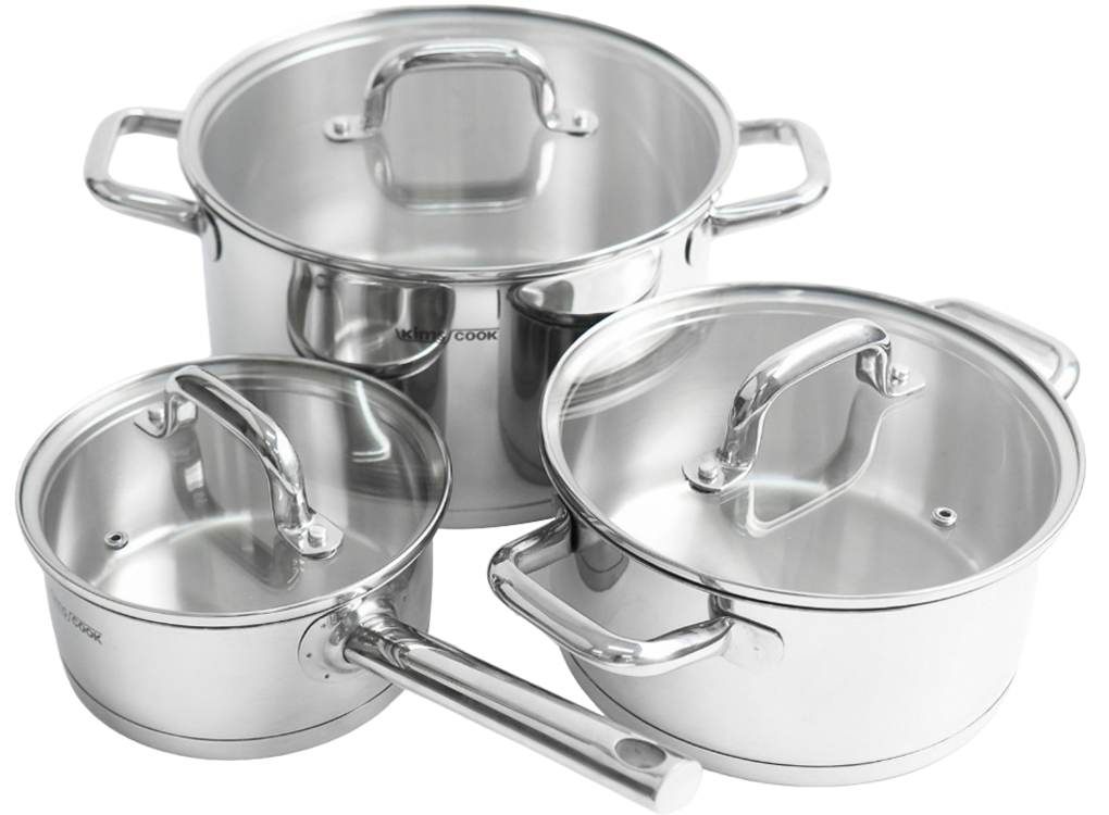 Bộ Nồi New Triumph 5 Đáy KimsCook KCTUSET6PCS 6 Chi Tiết 2