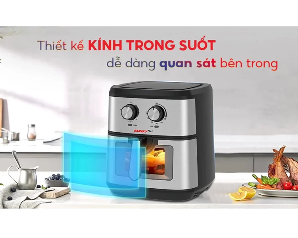 Nồi Chiên Không Dầu Sanaky VH-901VD 9 Lít 5