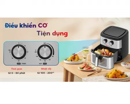 Nồi Chiên Không Dầu Sanaky VH-901VD 9 Lít 6