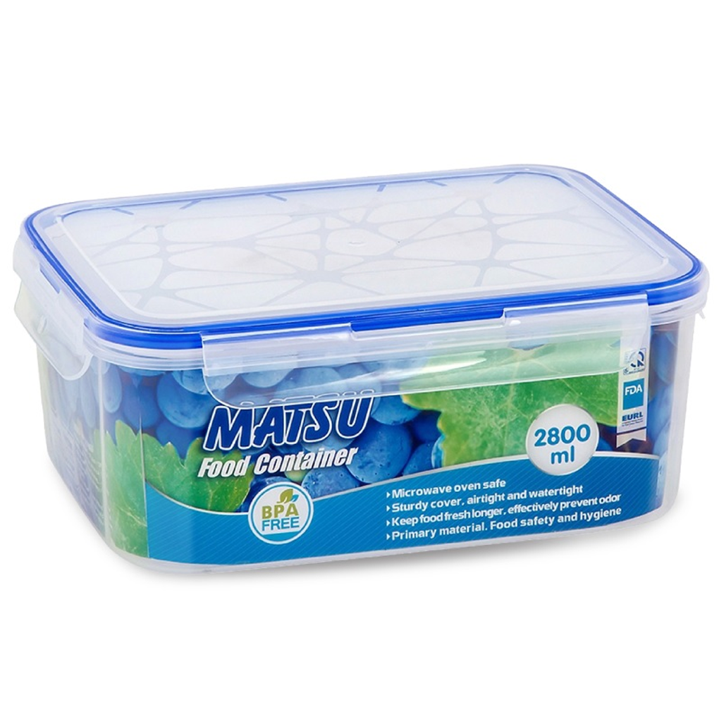 Hộp Thực Phẩm Chữ Nhật 2800ml