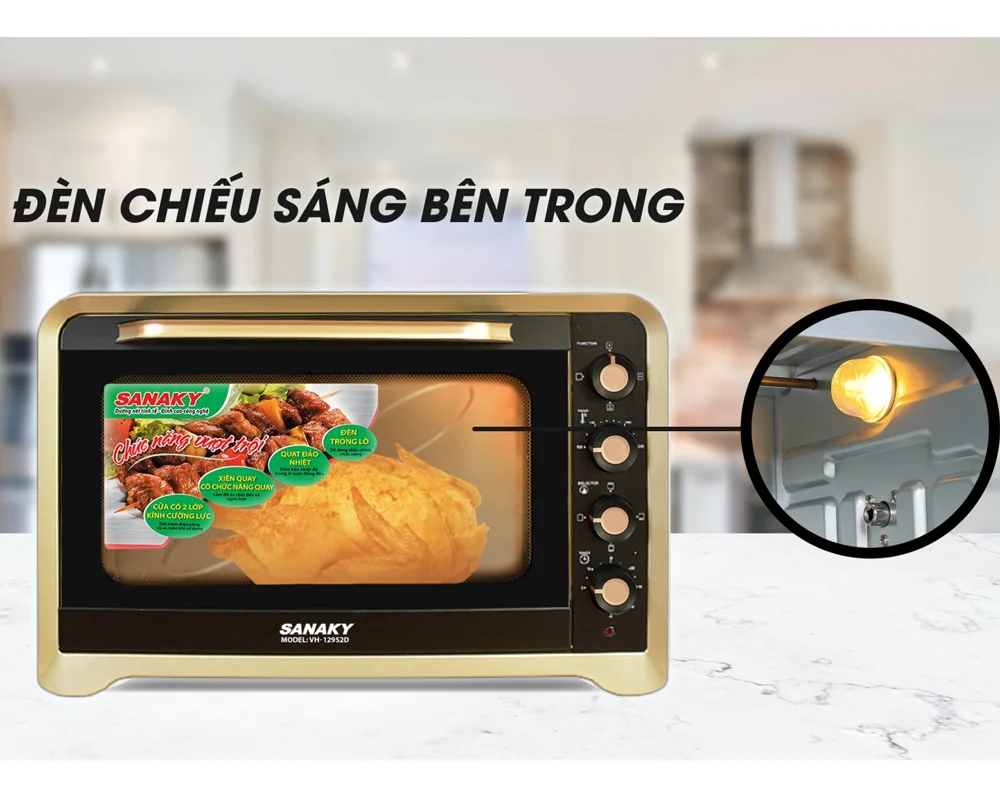Lò Nướng Sanaky VH-129N2D 120 Lít 4