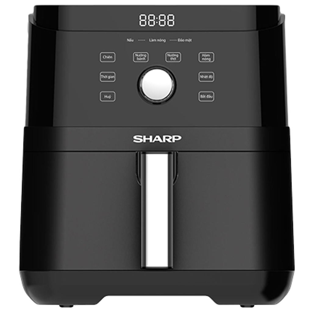Nồi Chiên Không Dầu Sharp KF-AF60EV-BK 6 Lít 0