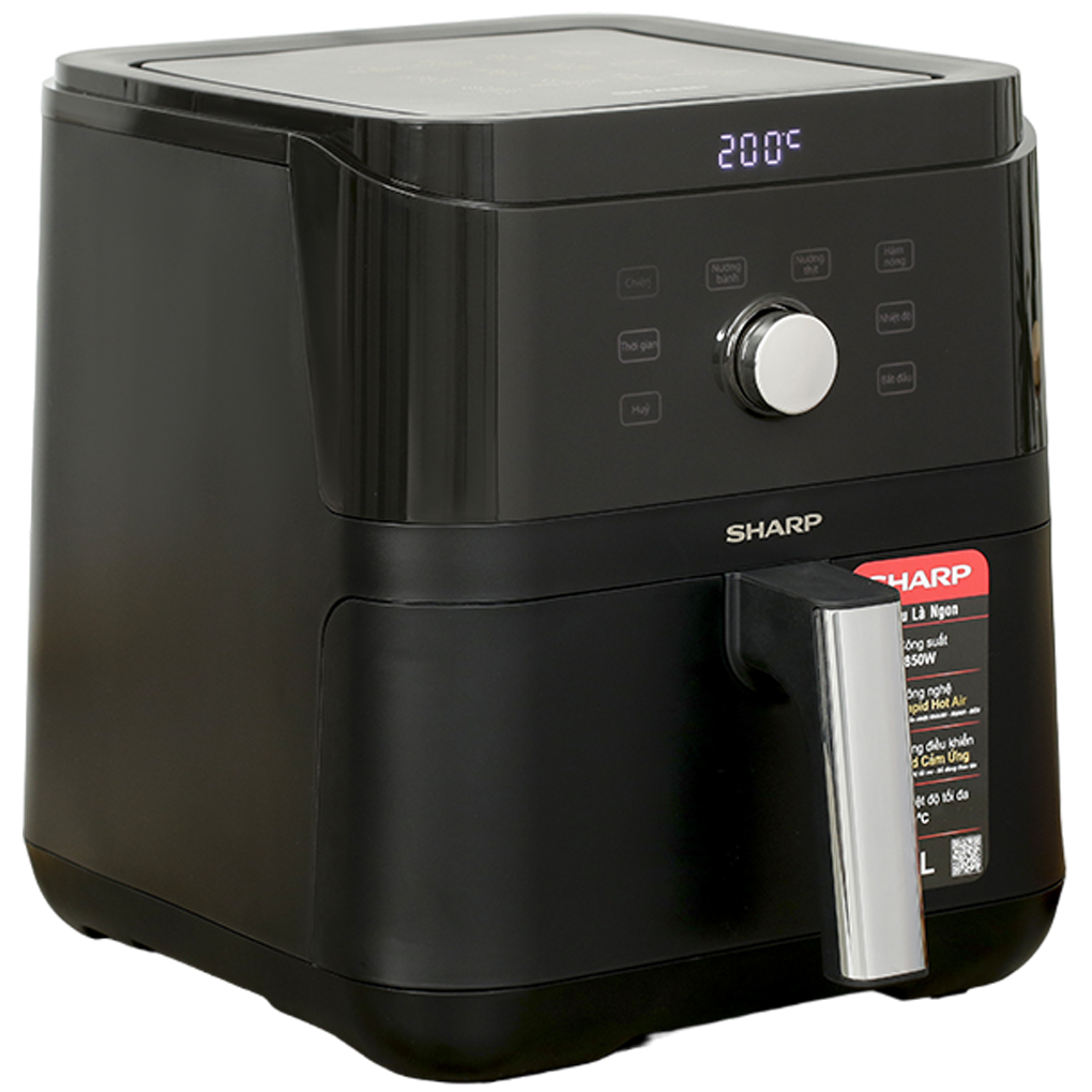 Nồi Chiên Không Dầu Sharp KF-AF60EV-BK 6 Lít 1