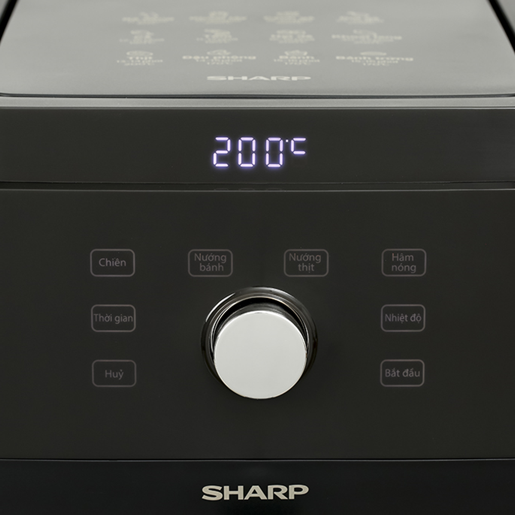 Nồi Chiên Không Dầu Sharp KF-AF60EV-BK 6 Lít 2