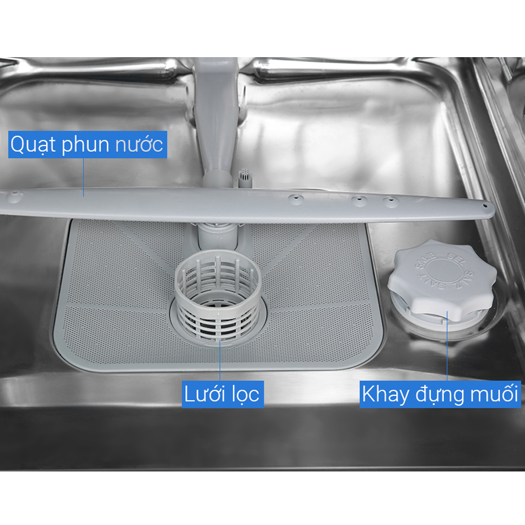 Máy Rửa Chén Châu Âu Candy CDPN 1L390PW 13 Bộ - Xuất Xứ Châu Âu 7