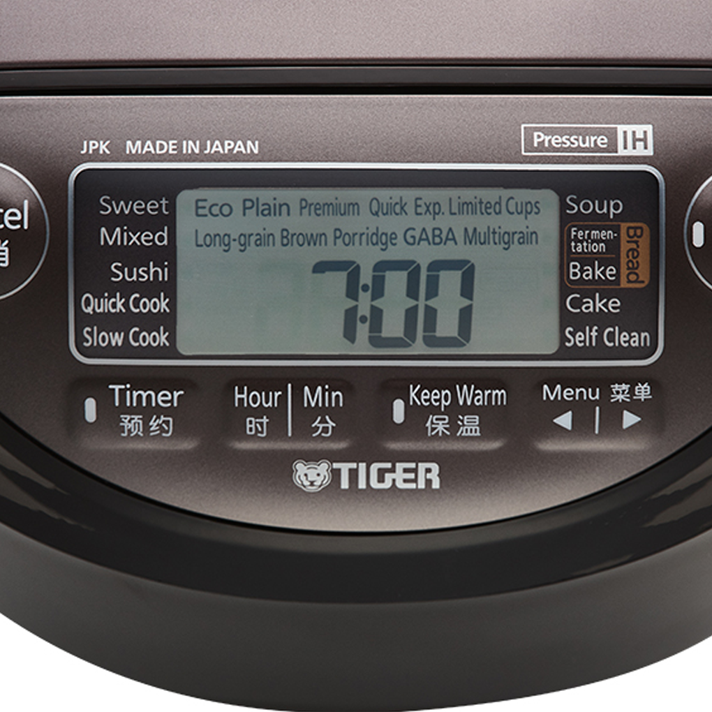 Nồi Cơm Điện Tử Cao Tần Áp Suất Tiger JPK-W18W 1.8 Lít - Nhật Bản 8