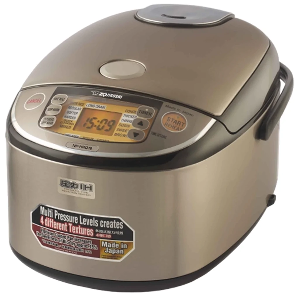 Nồi Cơm Áp Suất Điện Tử Cao Tần Zojirushi NP-HRQ18-XT - 1.8 Lít - Xuất Xứ Nhật Bản 0