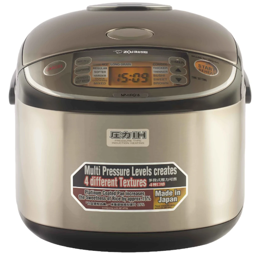 Nồi Cơm Áp Suất Điện Tử Cao Tần Zojirushi NP-HRQ18-XT - 1.8 Lít - Xuất Xứ Nhật Bản 1