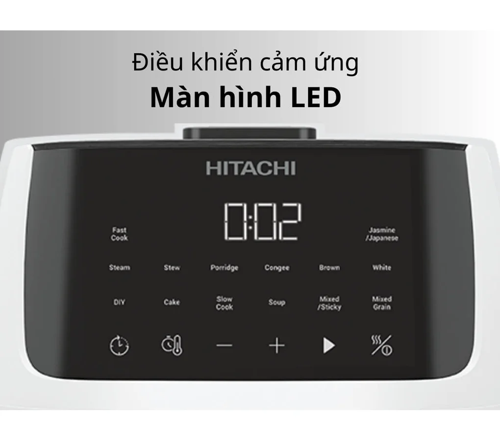 Nồi Cơm Điện Tử Hitachi RZ-R18XN-W 1.8 Lít 6