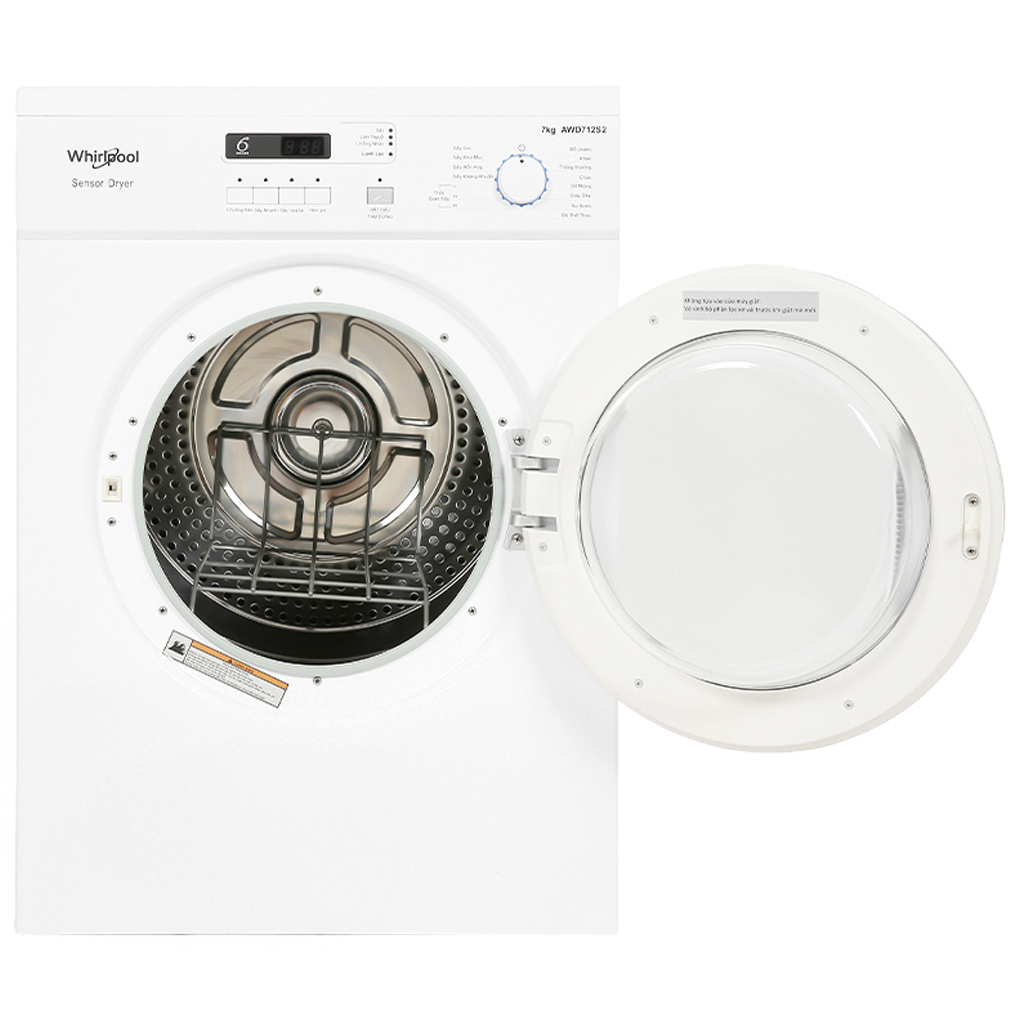 Máy Sấy Thông Hơi Whirlpool 7 Kg AWD712S2 2