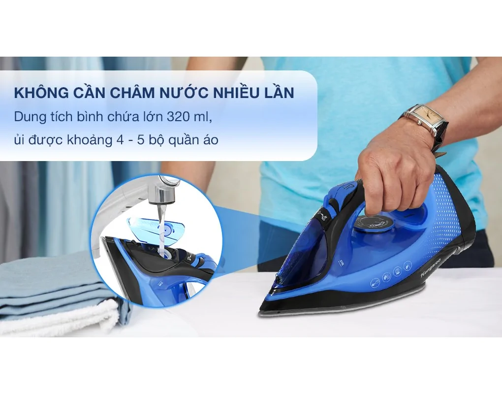 Bàn Ủi Hơi Nước Kangaroo KGSI2300 8