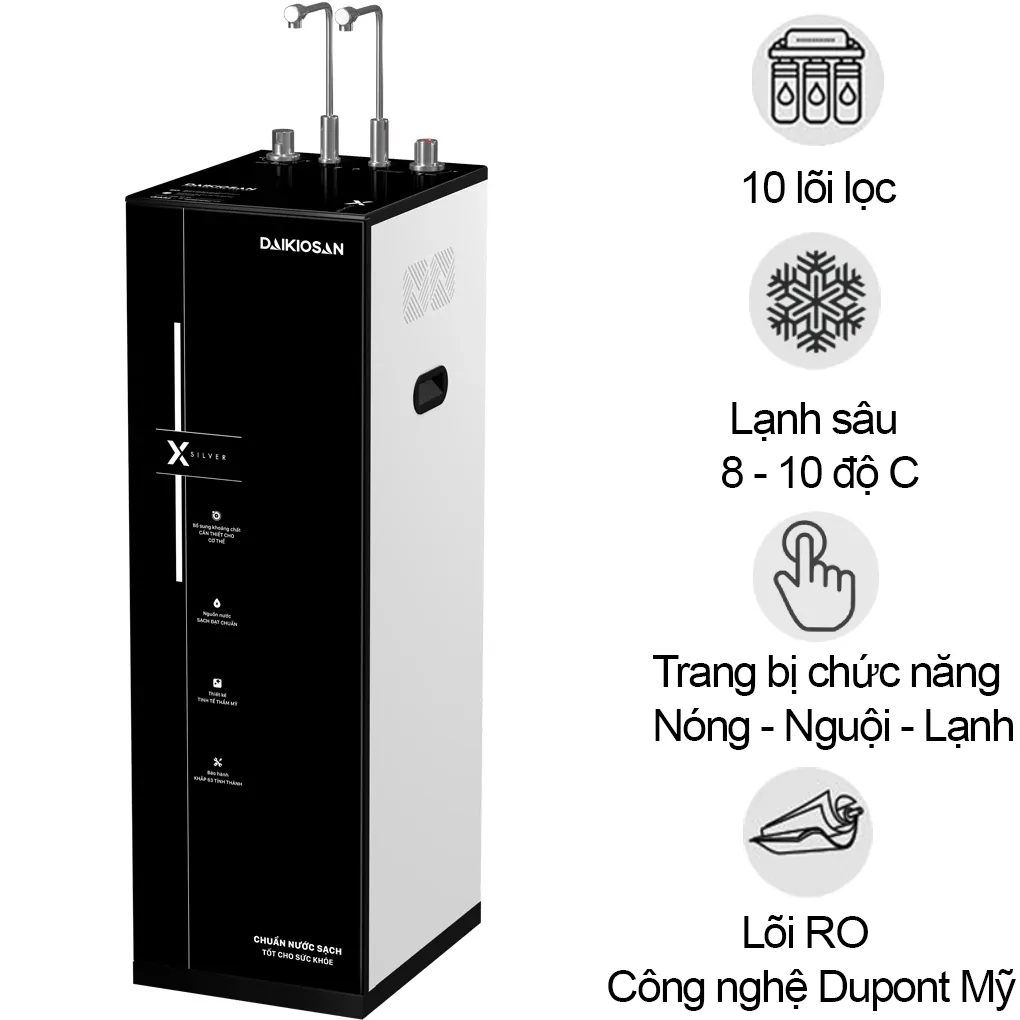 Máy Lọc Nước RO Nóng Nguội Lạnh DN307 10 Lõi