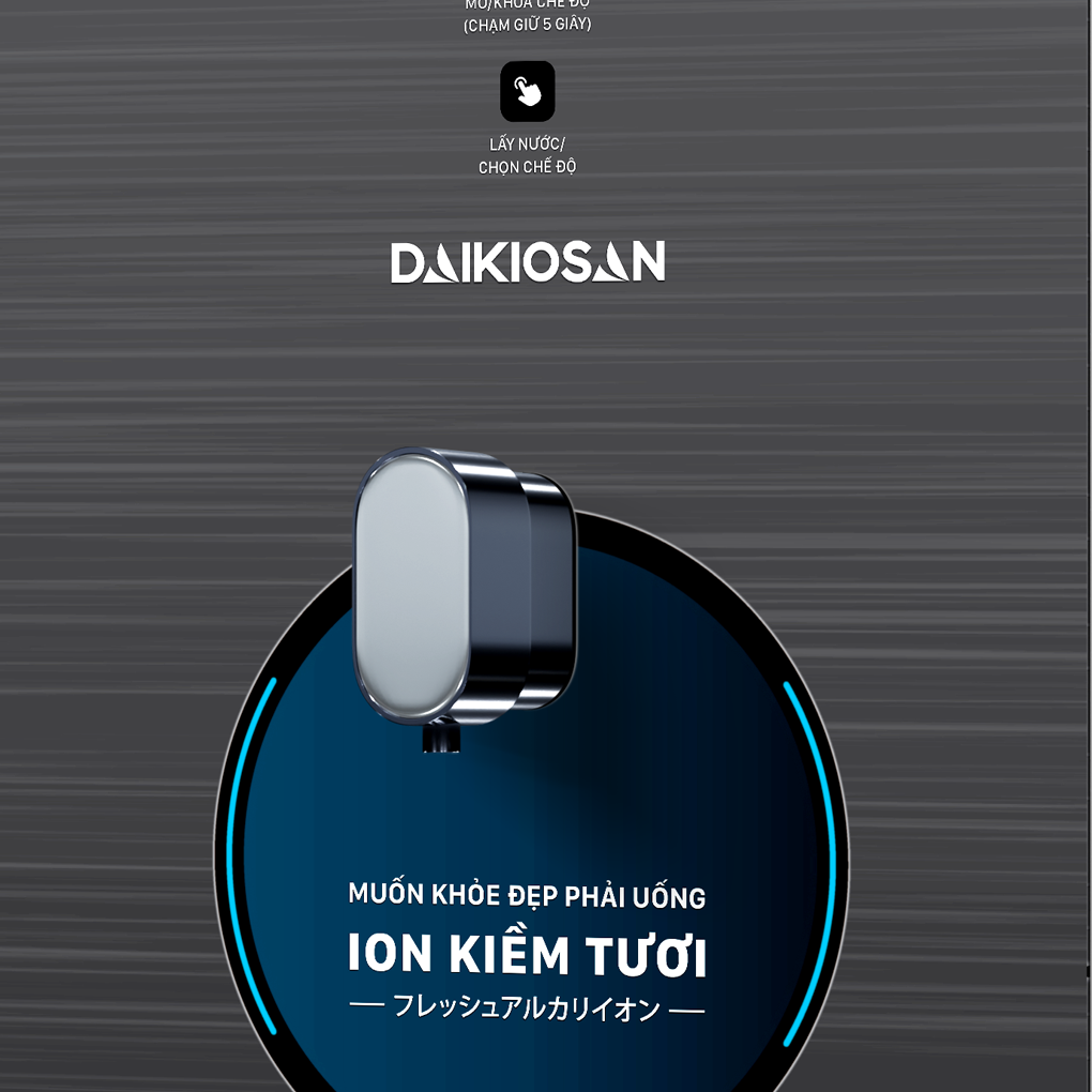 Máy Chuyển Đổi Nước Ion Kiềm Tươi Daikiosan DN068 1