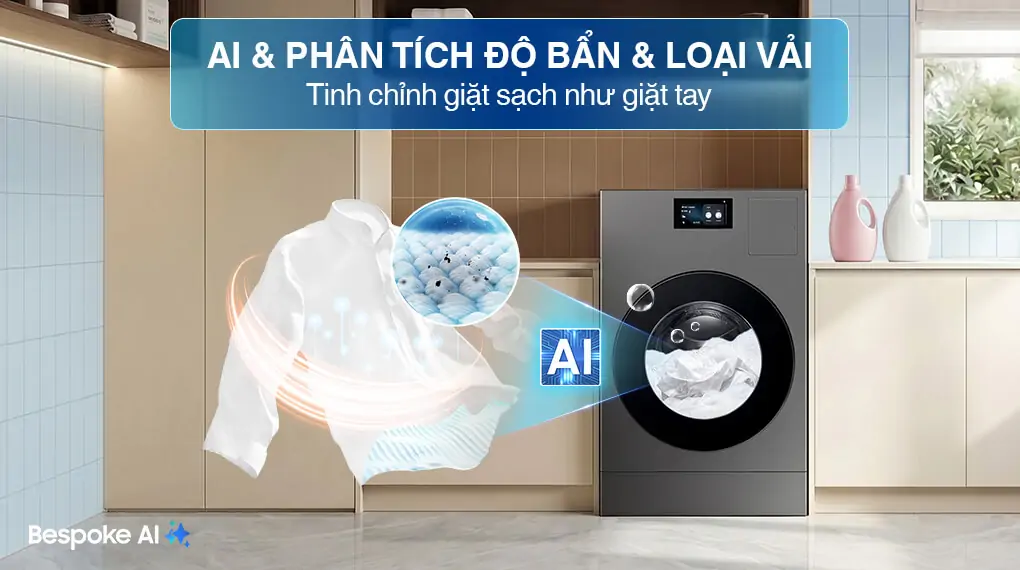 Máy Giặt Sấy Samsung Inverter 25/15 Kg WD25DB8995BZSV