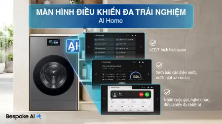 Máy Giặt Sấy Samsung Inverter 25/15 Kg WD25DB8995BZSV