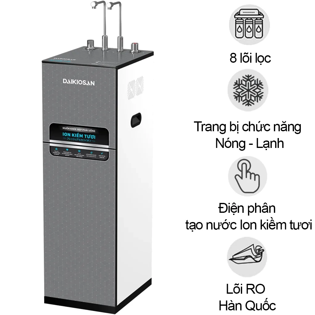 Máy Lọc Nước Ion Kiềm Tươi Nóng Nguội Lạnh Daikiosan DN369