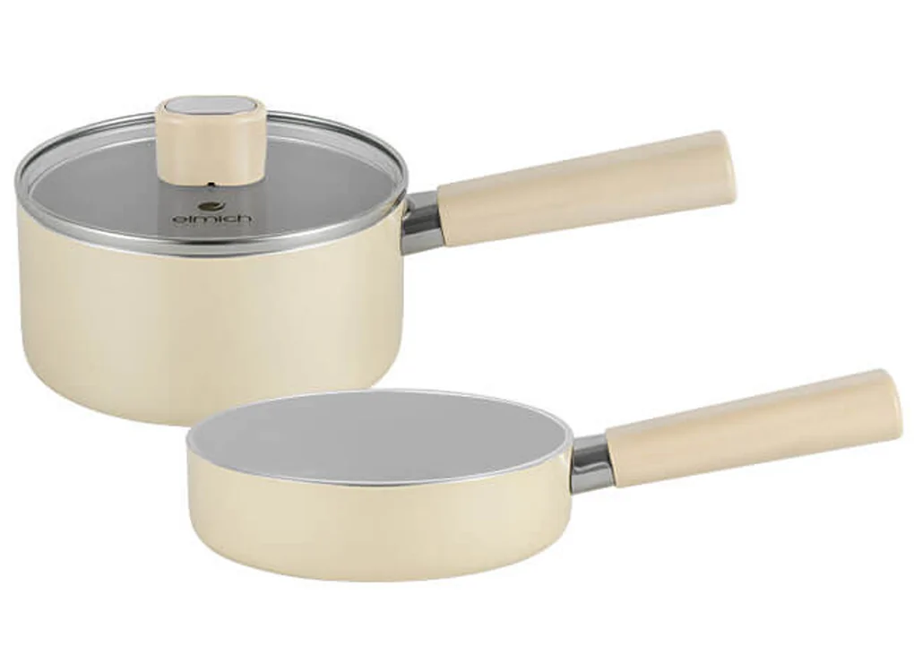 Bộ Nồi Chảo Chống Dính Baby EL-5222BE Size 16cm