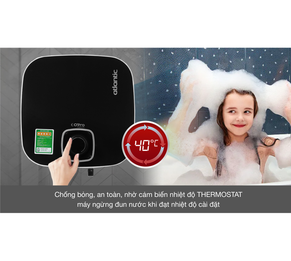Máy Nước Nóng Gián Tiếp 15 Lít Atlantic SWH 15A M-N2 Nanto Plus - Thái Lan 7