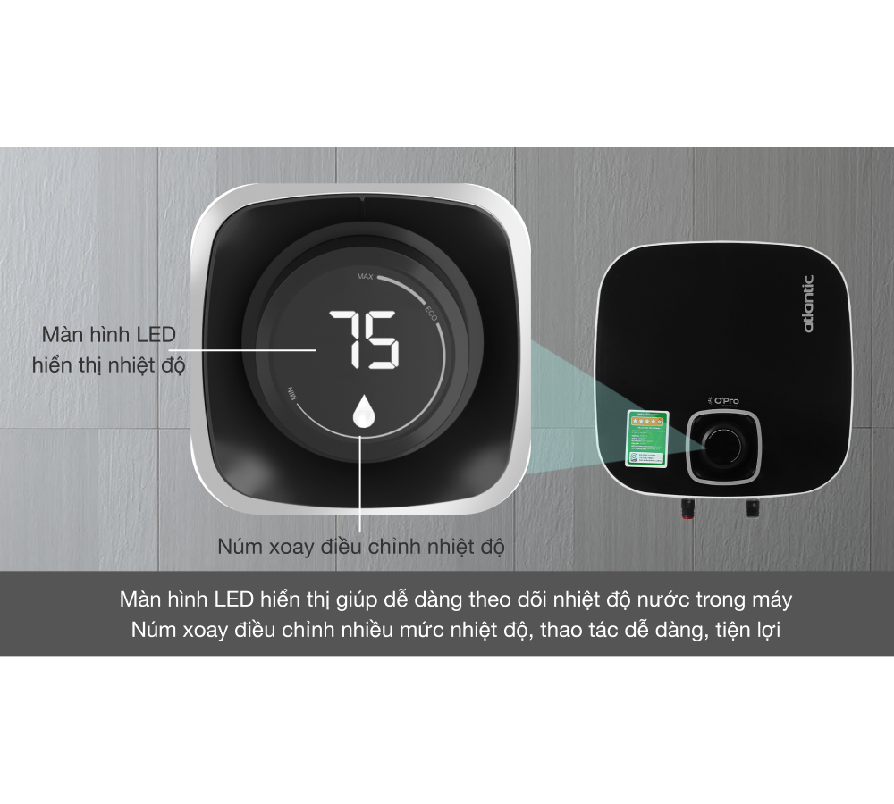 Máy Nước Nóng Gián Tiếp 15 Lít Atlantic SWH 15A M-N2 Nanto Plus - Thái Lan 8