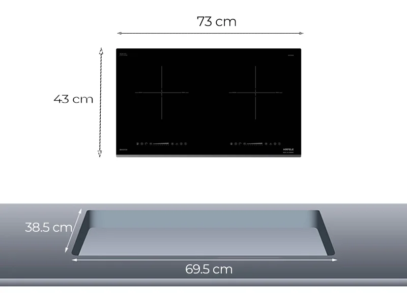 Bếp Từ 2 Vùng Nấu Hafele HC-I7325B (533.09.979) - Xuất Xứ Đức 3