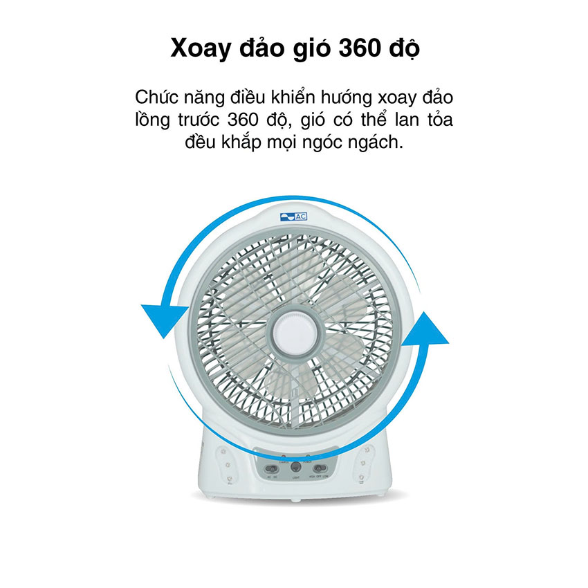 Quạt Sạc 12W AC ARF03D106 3