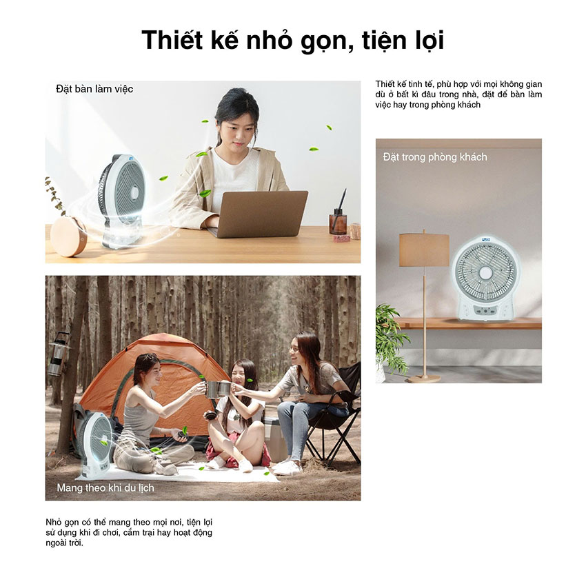 Quạt Sạc 12W AC ARF03D106 4
