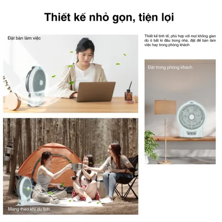 Quạt Sạc 12W AC ARF03D106 3