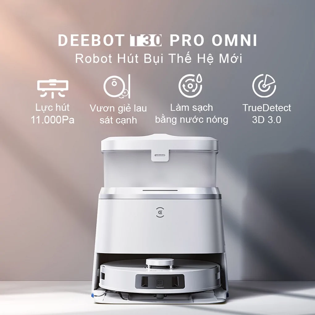 Robot Hút Bụi Lau Nhà Ecovacs T30 PRO OMNI - Đen 6