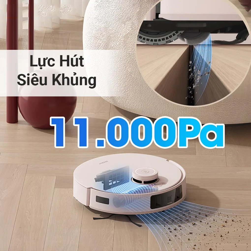 Robot Hút Bụi Lau Nhà Ecovacs T30 PRO OMNI - Đen 8