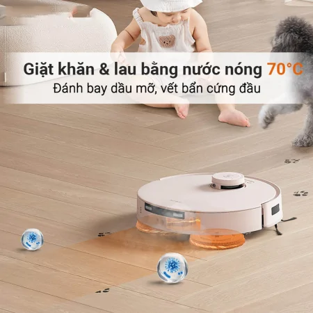 Robot Hút Bụi Lau Nhà Ecovacs T30 PRO OMNI - Trắng 11