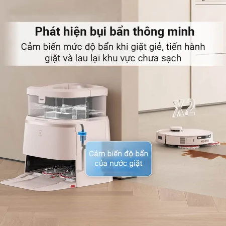 Robot Hút Bụi Lau Nhà Ecovacs T30 PRO OMNI - Trắng 12